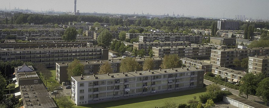 Rotterdam vanaf Burghsluissingel, Wikimedia Commons