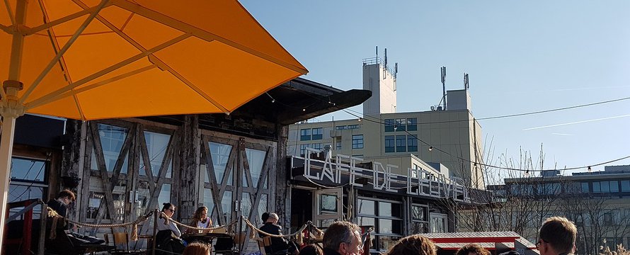 Jam Willem Doormembal from Amsterdam Haarlem Nederland Projektgebiet "De Ceuvel" in Amsterdam-Noord 23 februari 2019