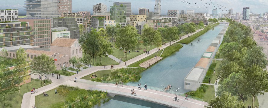 Impressie entree Merwede Utrecht