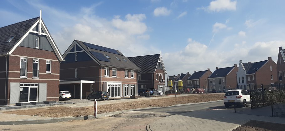 Estrik, zuidelijk deel, in uitvoering.
