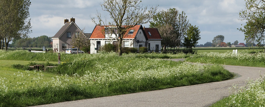 periferie landweg platteland
