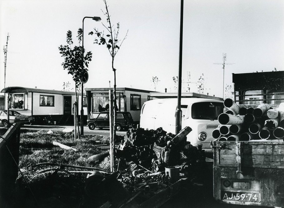 Woonwagenkamp Vorstengrafdonk in 1980