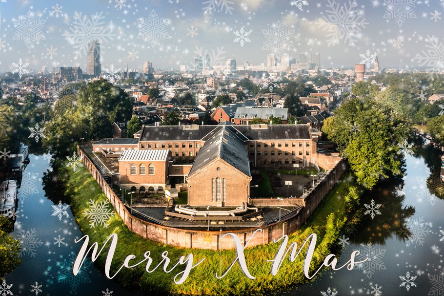 Wolvenplein Utrecht - kerstbewerking