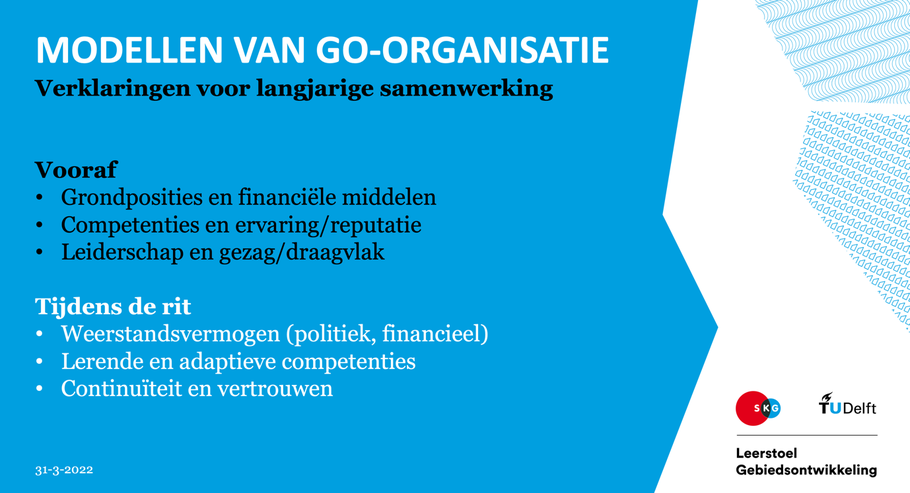 Aanzet tot verklaringen voor langjarige samenwerking