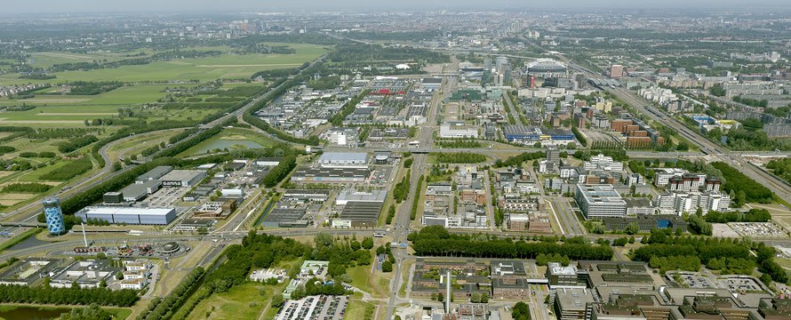 Amsterdam-Zuidoost, gebied Amstel-Stad. Foto: Gemeente Amsterdam/Your Captain, 2020