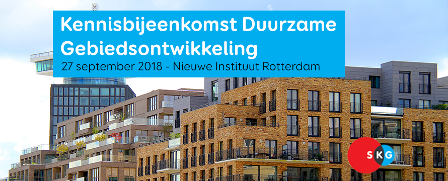 Banner Kennisbijeenkomst ‘Duurzame Gebiedsontwikkeling’ op 27 september
