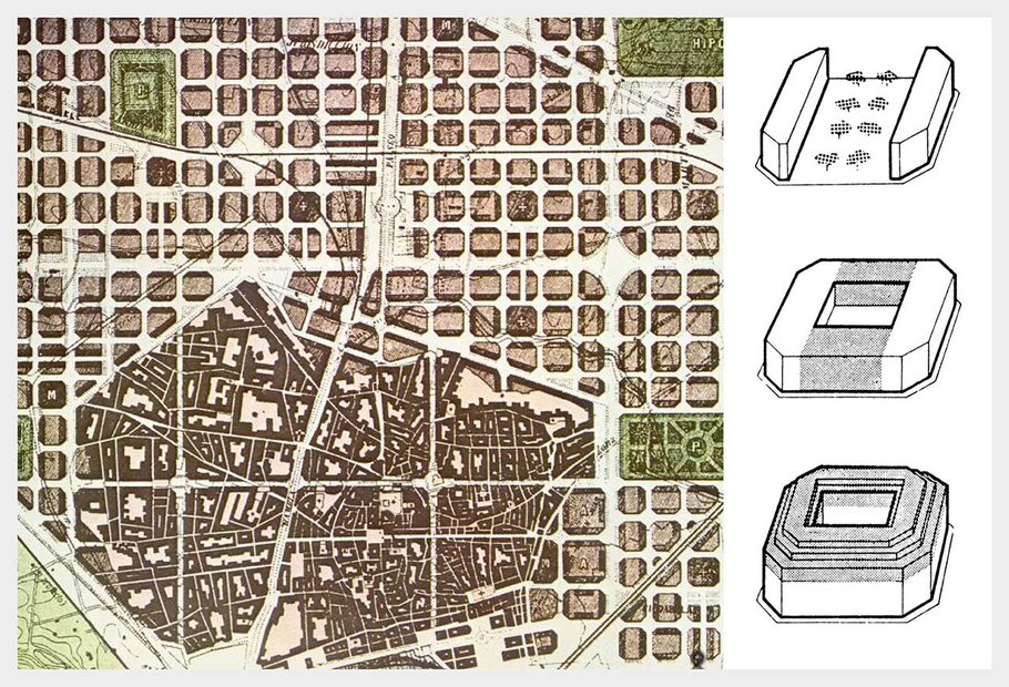 Het plan voor Barcelona, van Ildefons Cerdà