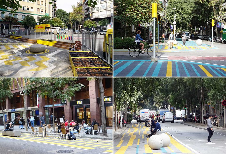 Tijdelijkheid in Barcelona's superblocks