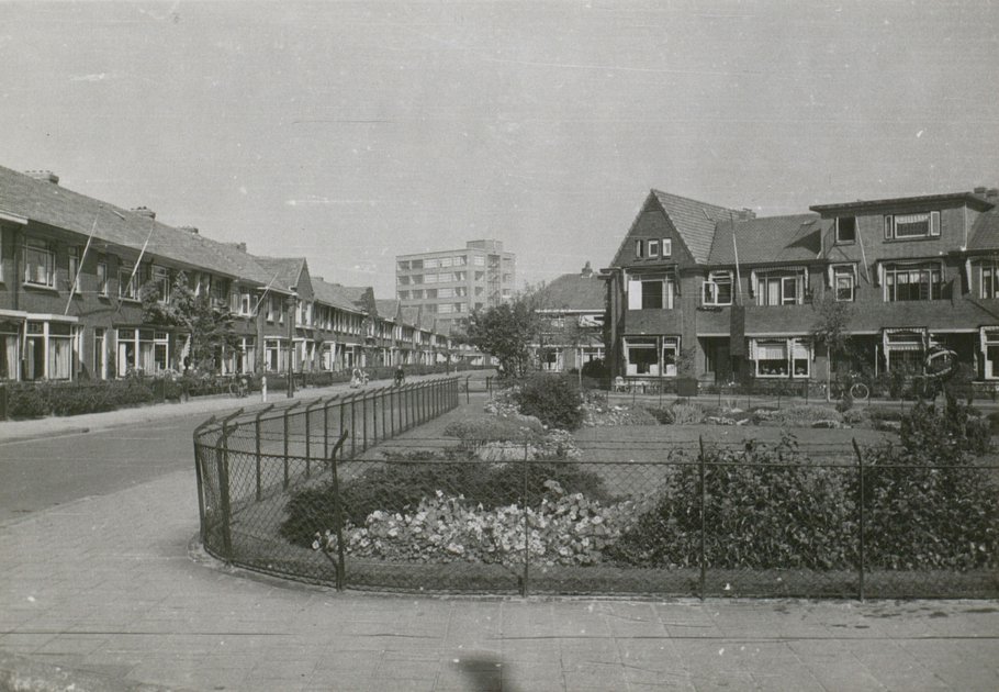 Het plantsoen omstreeks 1960