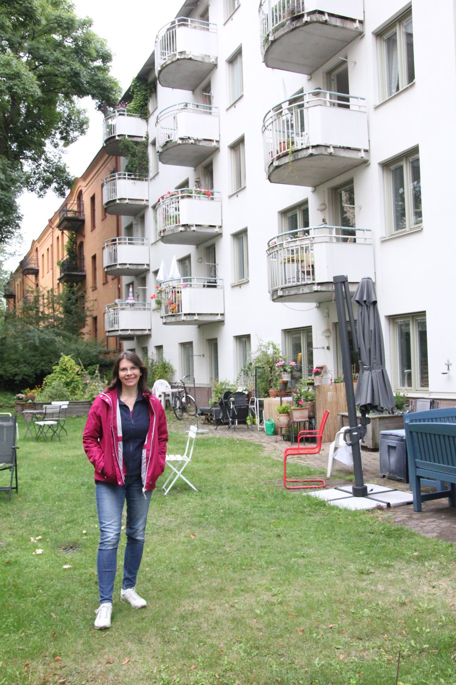Darinka Czischke bij cohousing project “Färdknäppen” in Stockholm.