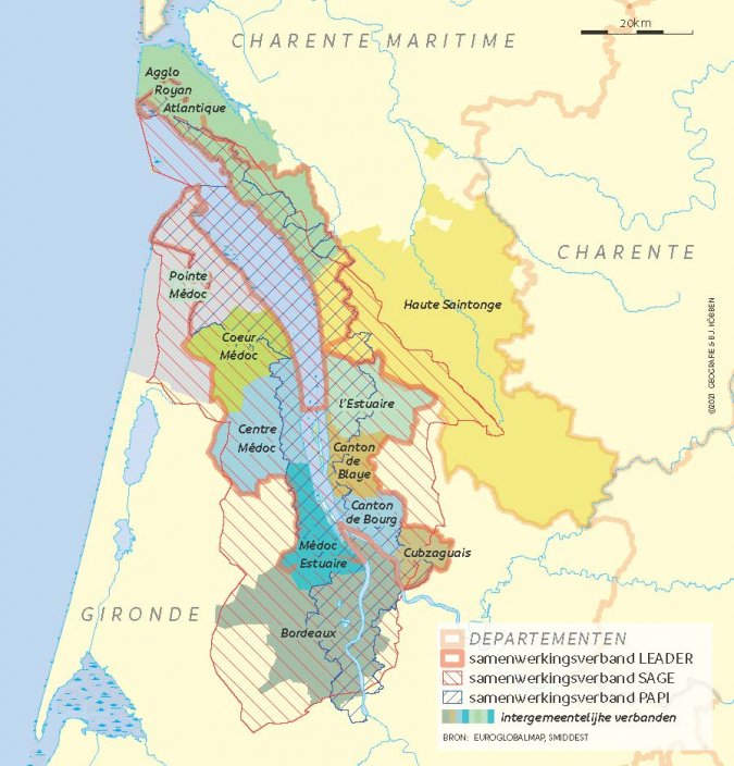 Intergemeentelijke verbanden rond Bordeaux