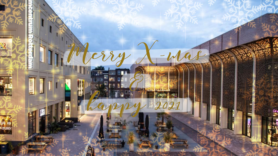 Annie MG Schmidtplein Hart van Zuid Rotterdam - kerstbewerking