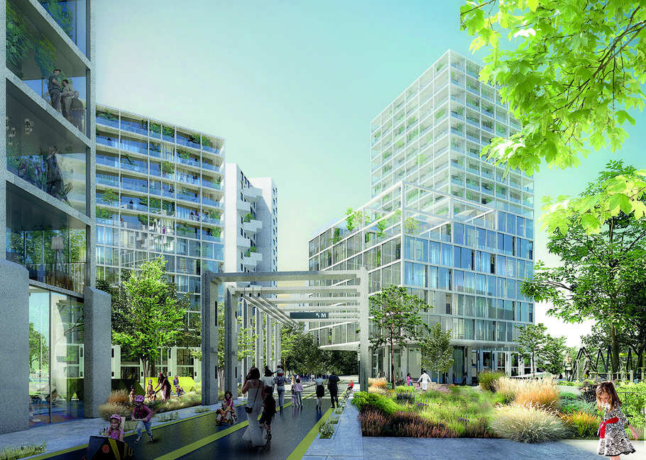 Bijlmer Bajeskwartier Kalverstraat impressie