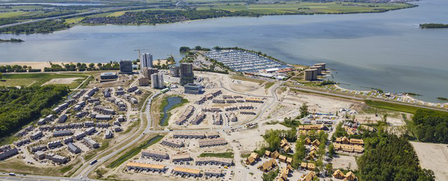 Luchtfoto Almere Duin
