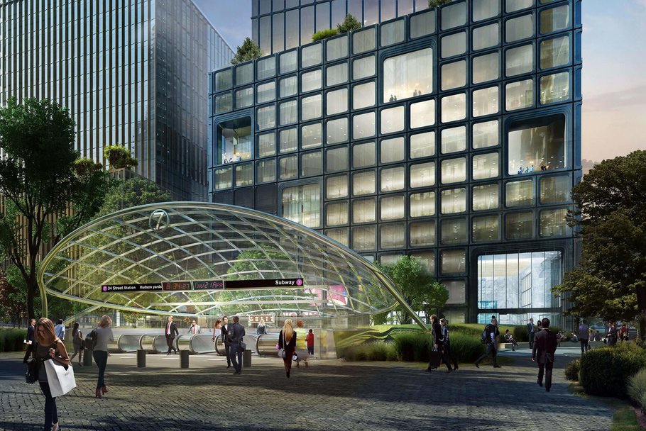 De 7 Line en Hudson Yards in New York