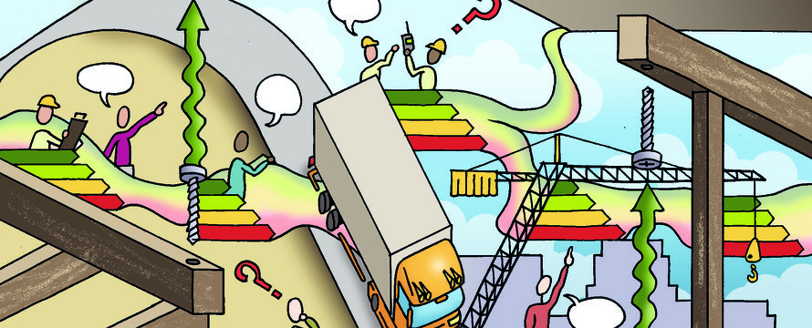 Illustratie Circulair Bouwen