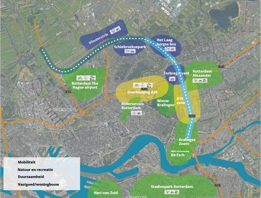 Ontwikkelingen en plannen rondom Ring Rotterdam/A16