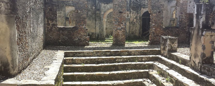 Songo Mnara -> Plouf250 Ruins of Songo Mnara, inside the main building Tanzania 28 February 2016