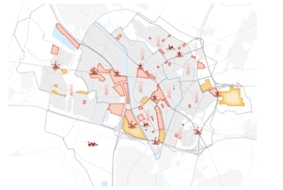 Binnenstedelijke herontwikkelingslocaties in Utrecht