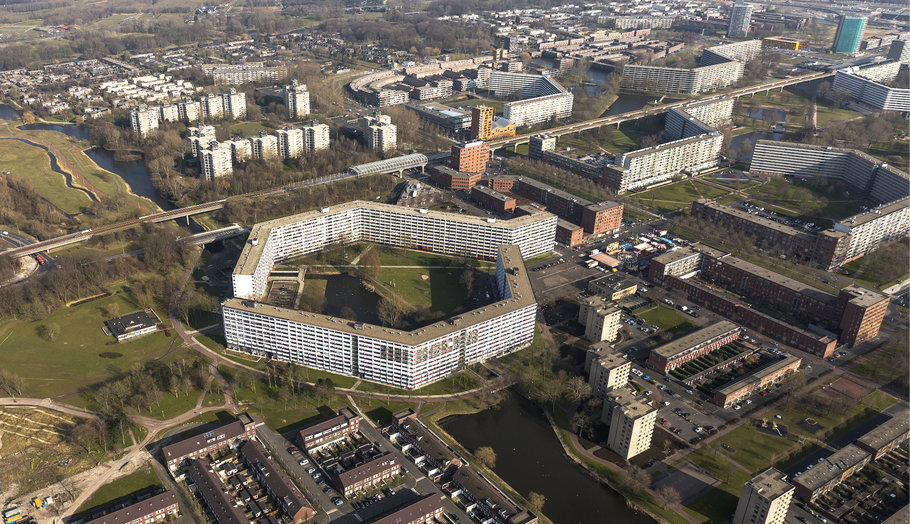 Honingraatflats de Bijlmer - Amsterdam