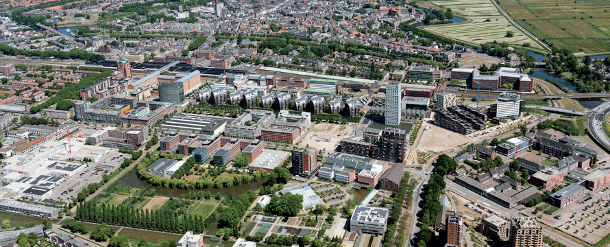 Luchtfoto Paleiskwartier