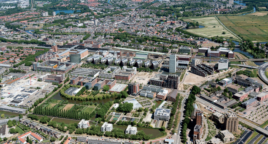 Luchtfoto Paleiskwartier