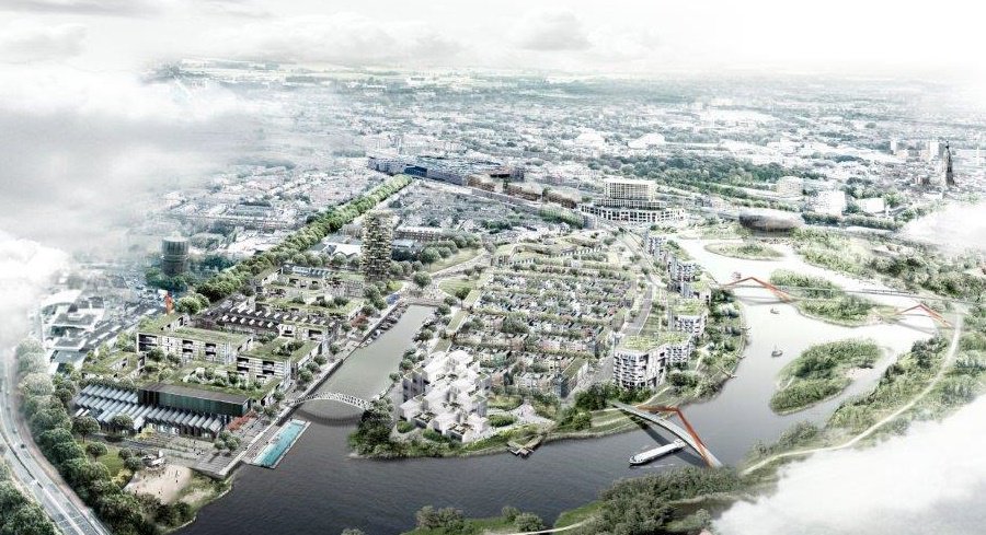 Schets beoogde transformatie Havenkwartier Breda