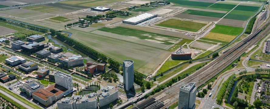 Schiphol Trade Park luchtfoto