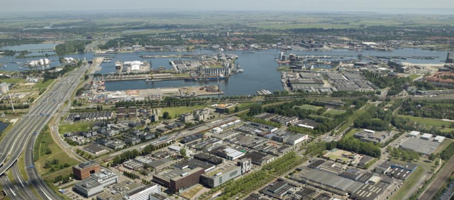 Haven Stad, een van de nieuwe bouwlocaties in Amsterdam