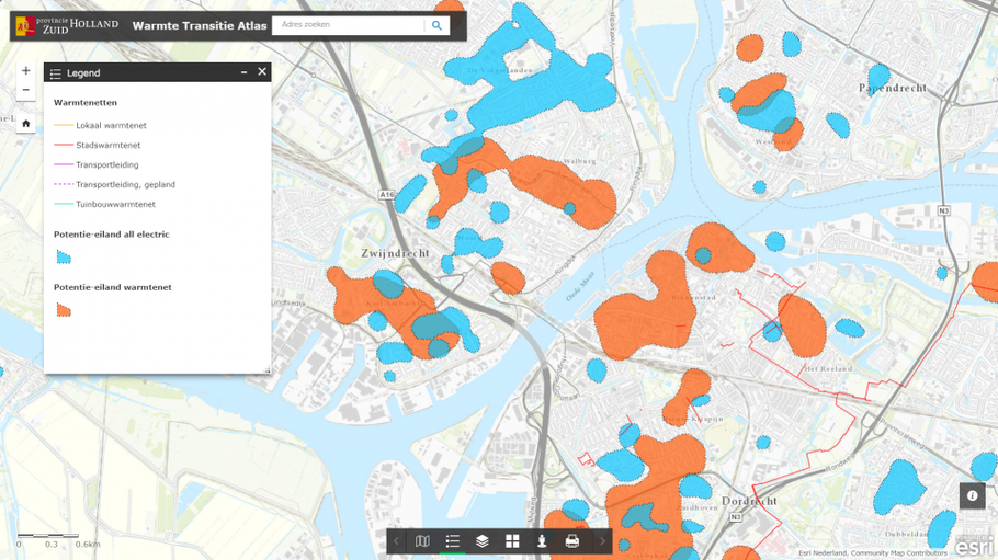 Screenshot Warmte Transitie Atlas