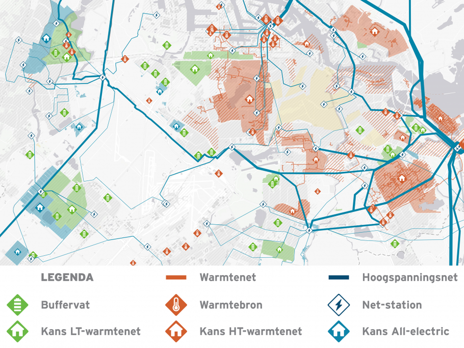Fictieve themakaart regionale energiestrategie