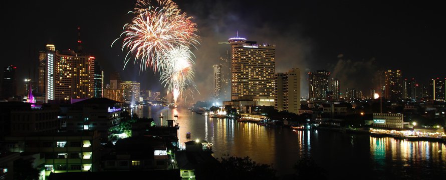 stad vuurwerk vernieuwing