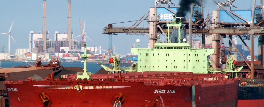 rotterdam haven schip