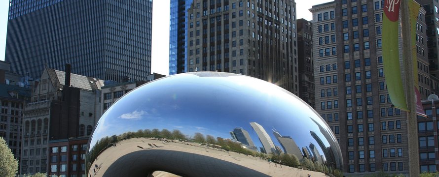 City mirrored