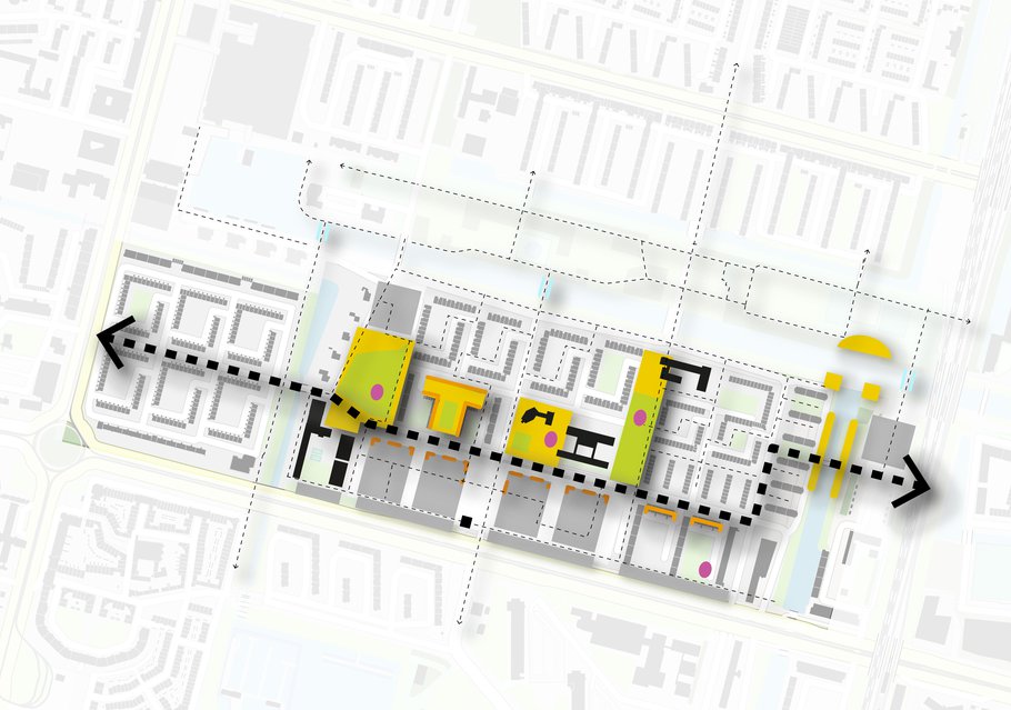 Kansenkaart - verbinding met de Couperusstraat.