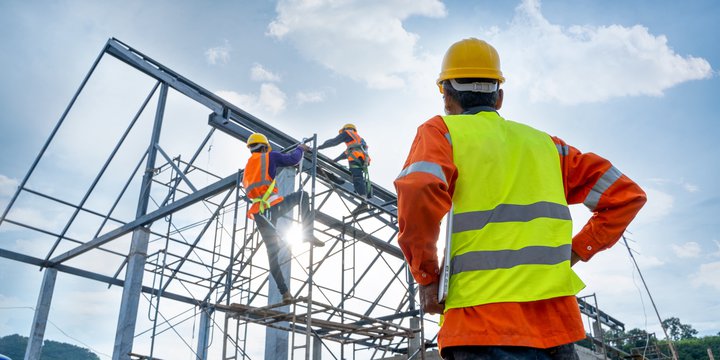 Vakmensen in de bouw
