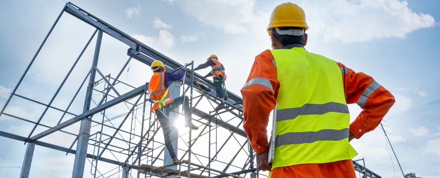 Vakmensen in de bouw