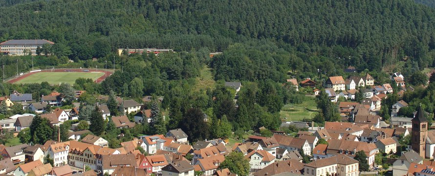 Landschap woningen bos - Pixabay