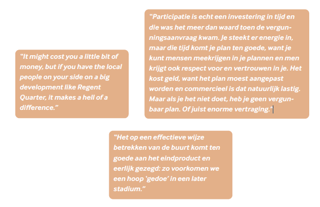 Projectontwikkelaars over de kosten en baten van omgevingsparticipatie #2