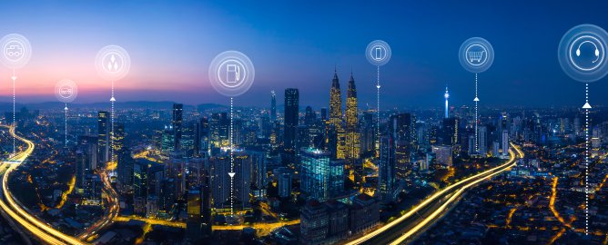 Smart City skyline