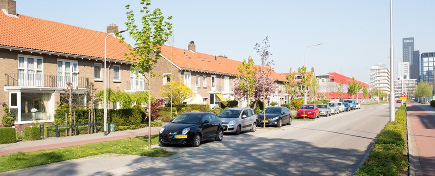Rijtjeshuizen in Leeuwarden