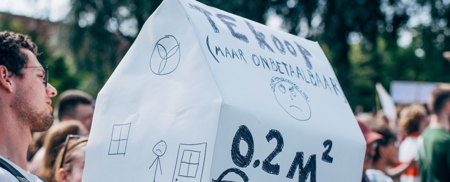 Woningbouw protest 2021