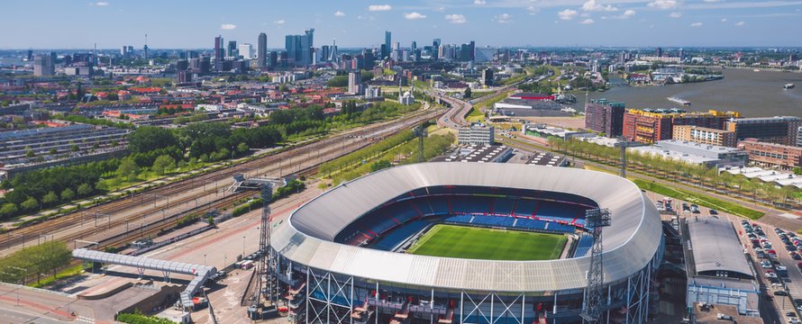 Luchtfoto Feyenoord Rotterdam