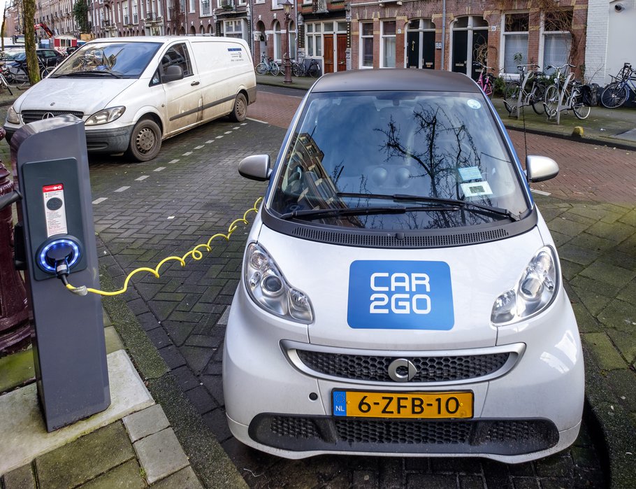 Deelauto in Amsterdam