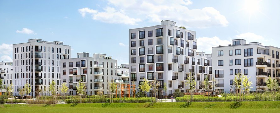 Nieuwbouw aan de rand van de stad