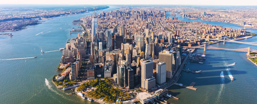 Manhattan luchtfoto