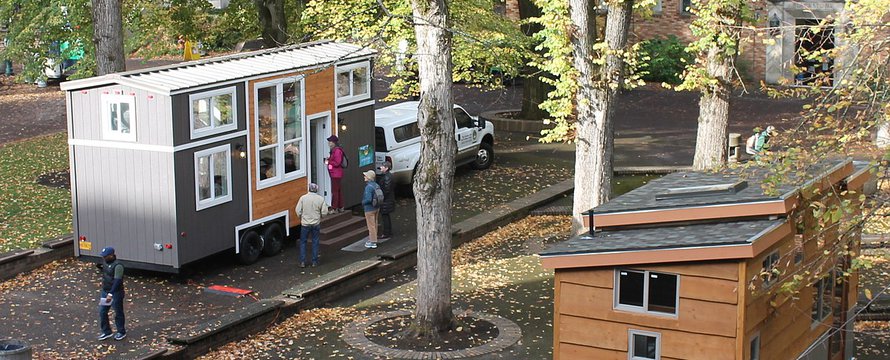 Tiny houses, houten huisjes -> DanDavidCook, Portland