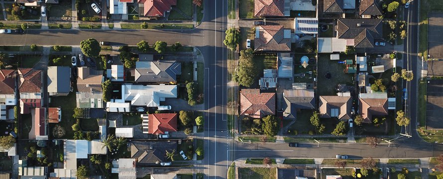 huizen bovenaf -> Photo by Tom Rumble on Unsplash