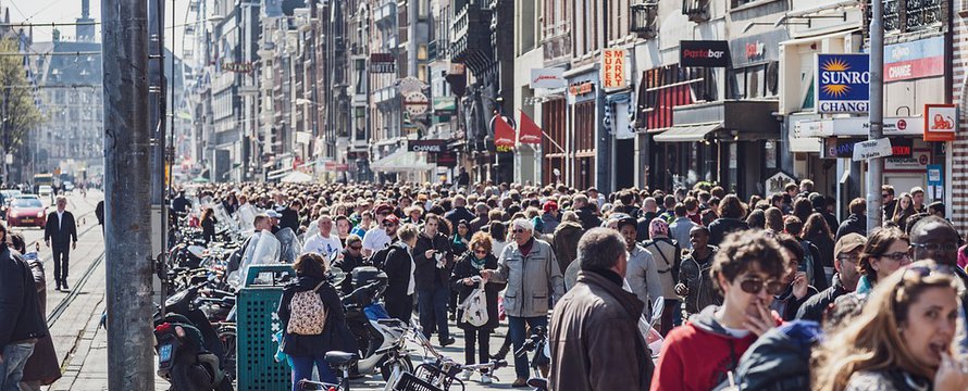 Amsterdam massa tourisme pixabay license